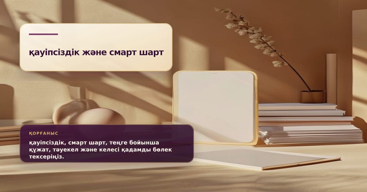 Премиальная редакционная иллюстрация к статье «Смарт-контракты в цифровом тенге: почему тема важна не только бизнесу»