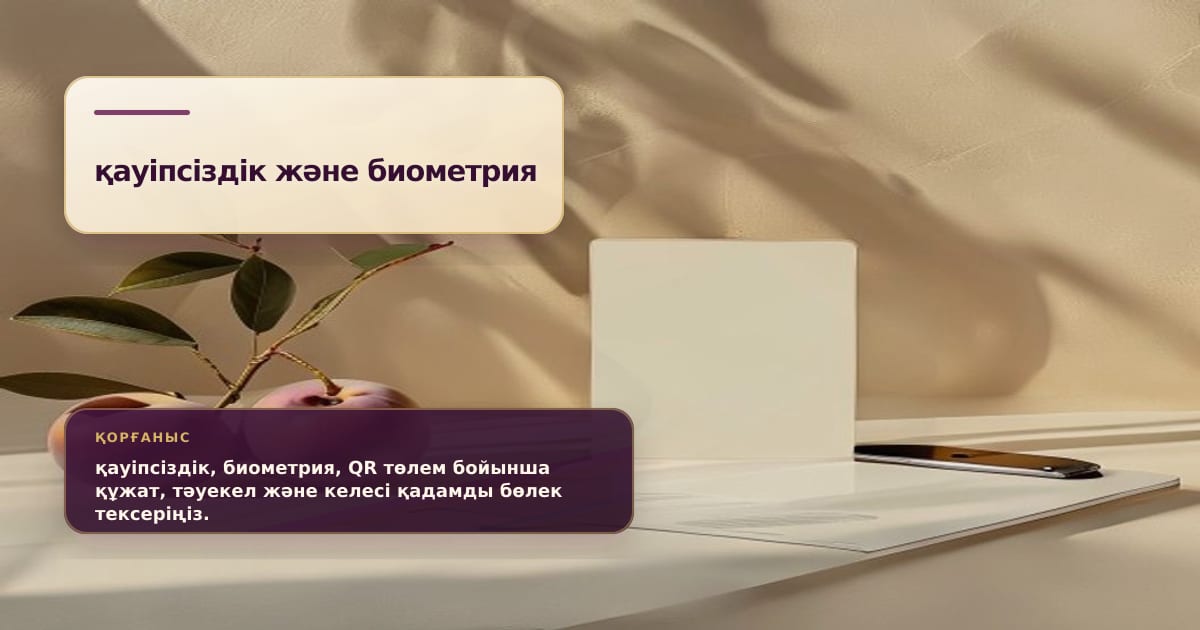 Премиальная редакционная иллюстрация к статье «Летняя карта тем по финтеху: биометрия, 2ФА, куар и цифровой тенге»